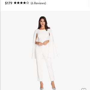 Ivory Adrianna Papell Jumpsuit